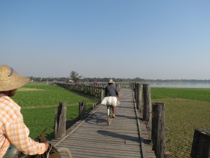 U Bein Bridge in Mandalay